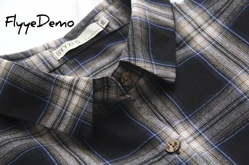 

Women New Long Shirts Casual Plaid All-match Loose Full Sleeve Daily Single Breasted Womens Korean Style Harajuku Plus Size 6XL