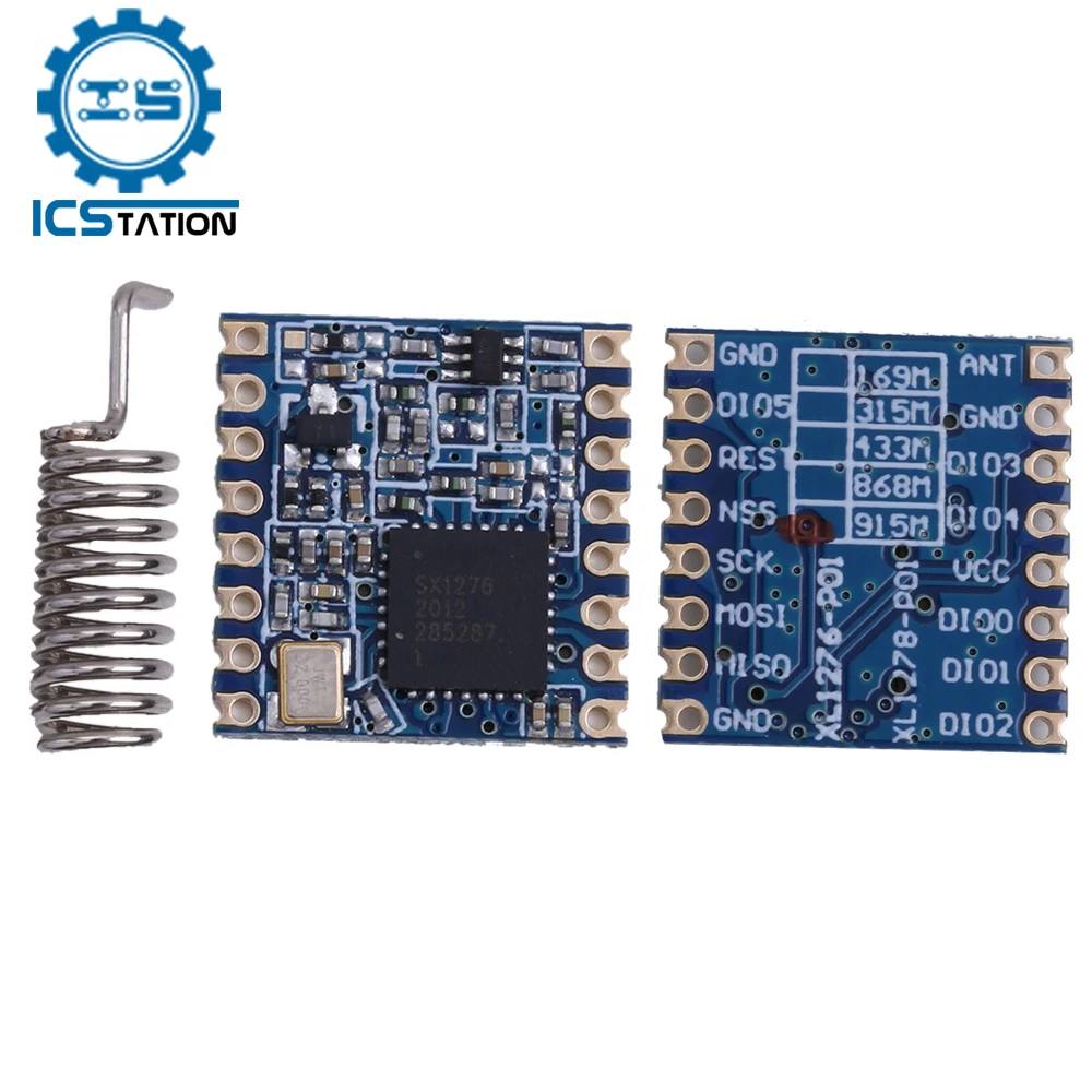 

DC 3.3V SX1276 915MHz LoRa Wireless Transceiver Module SPI Interface Transmitter Receiver Board