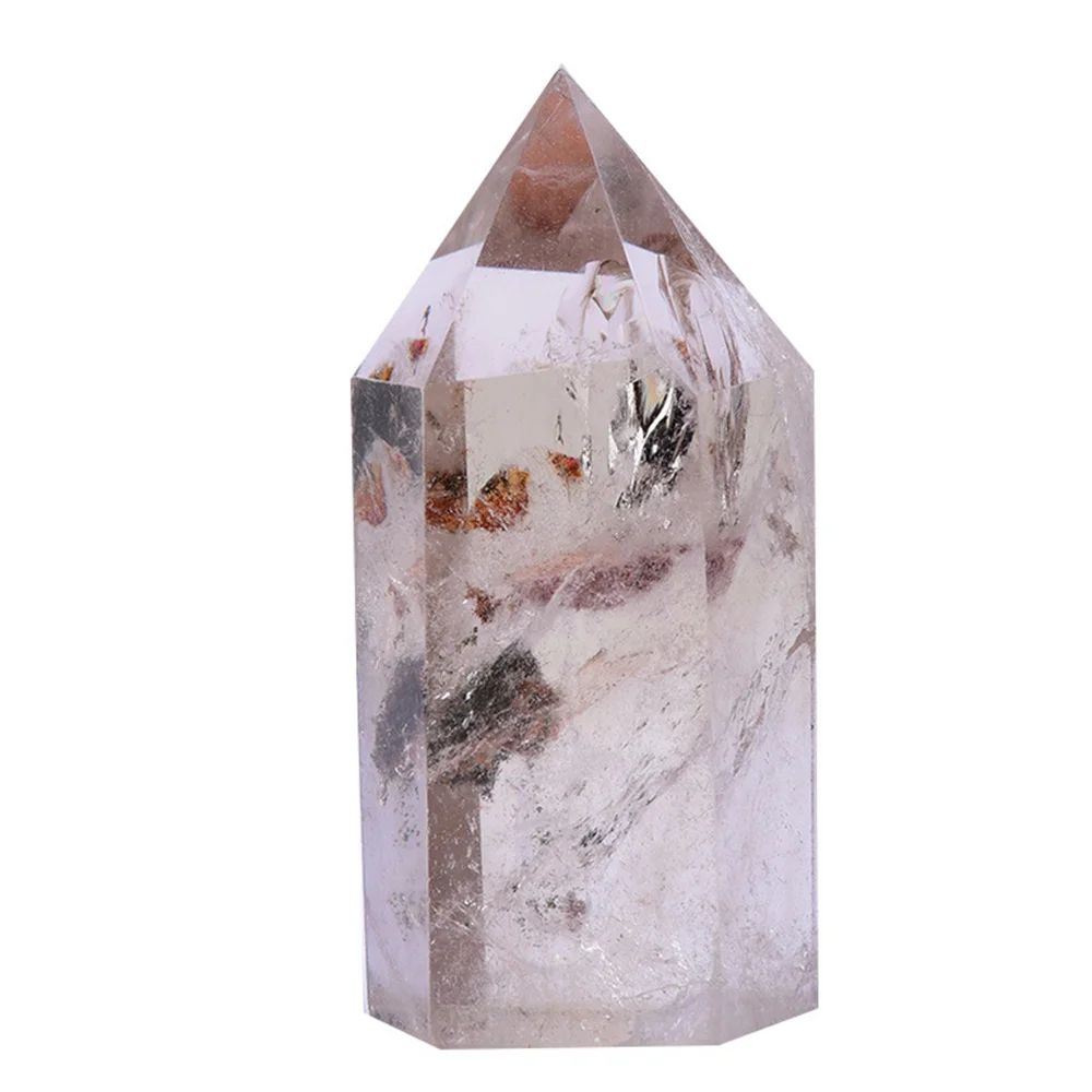 

Ghost Crystal Stone for Craft Six Crystal Prism Hexagonal Prism Single Tip