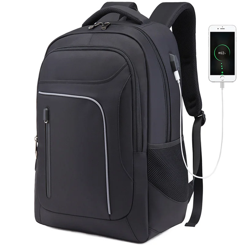 

NANCY TINO Men's Business Backpack USB Charging School Leisure Travel Computer Bag High Quality 900D Oxford cloth Waterproof
