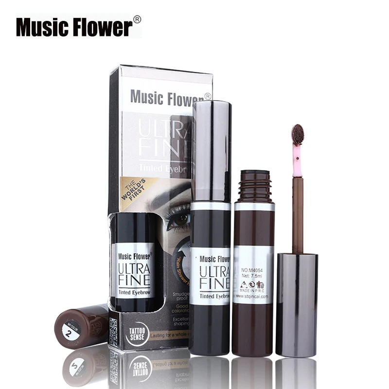 Новейший ультратонкий тонированный крем для бровей брендовый музыкальный