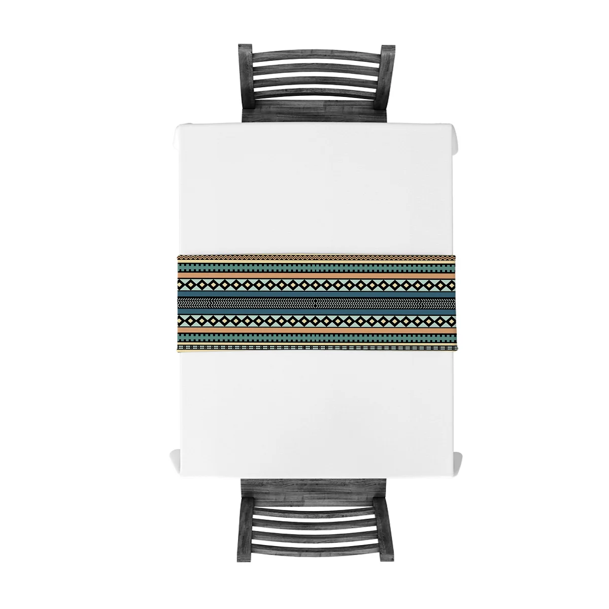 Современная винтажная скатерть s в стиле ретро классические геометрические