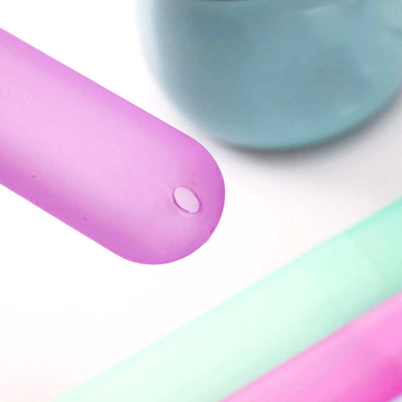 

1pc Portable Travel Toothbrush Protect Box Health Tooth Brushes Protector Toothbrush Tube Cover Case Dustproof Wheat Straw