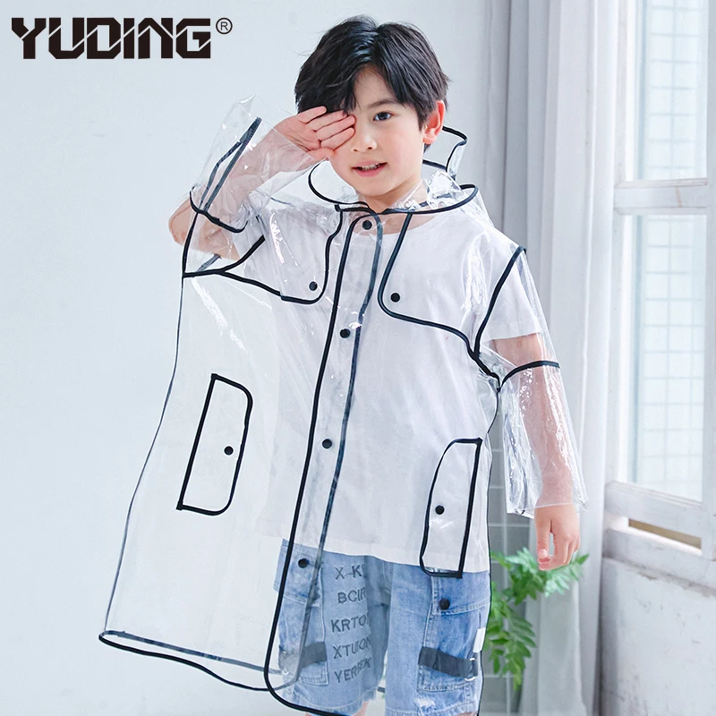 Детский плащ-дождевик Yuding для маленьких мальчиков и девочек дождевик детского
