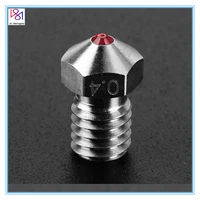 titanium alloy e3d ruby nozzle v6 1 75mm nozzles 0 4mm high temperature for petg abs pet peek nylon 3d printer parts