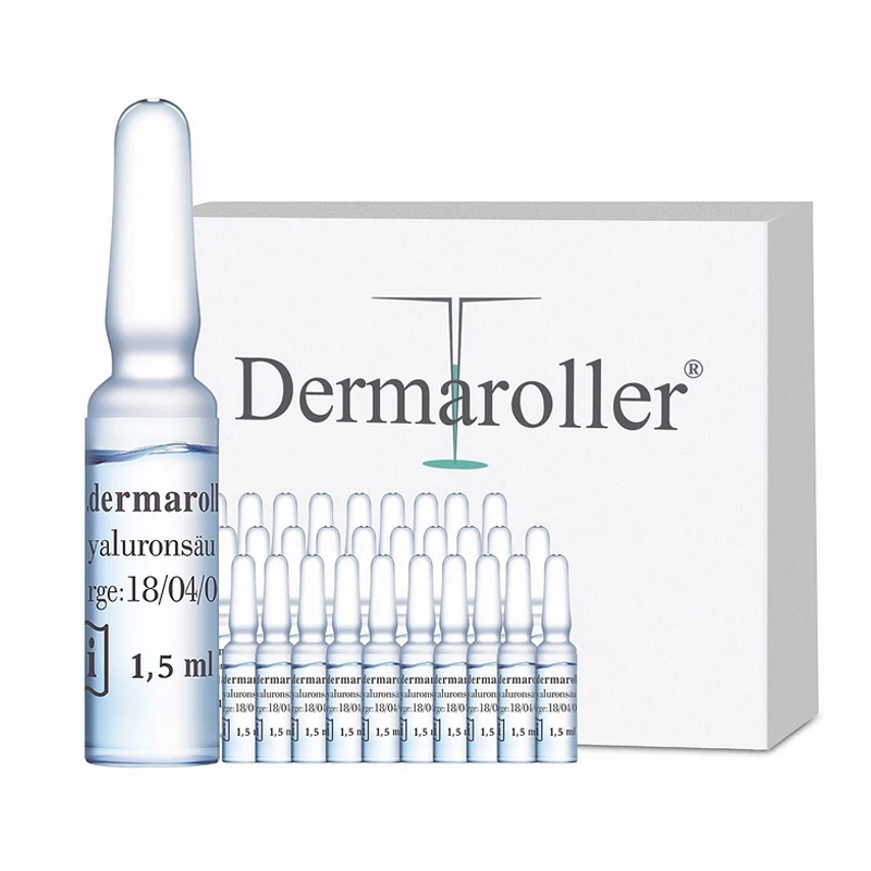 

Dermaroller Hyaluroic Acid Serum 0,35 Percent Vial 1,5ml, 1 x 30 pieces Face Serum Hydrating Whitening