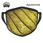 Маска дышащая для лица, роскошная с золотым узором, с цветочным принтом, с милыми цветами, космосом, синяя, темно-черная, для лета