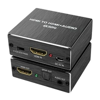 4k 60fps audio extractor hdmi compatible stereo extractor converter optical toslink spdif3 5mm audio splitter adapter