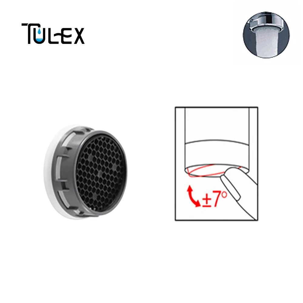 TULEX, регулируемый аэратор для крана, Поворотная часть, экологически чистый носик, пузырьковый фильтр, аксессуары, полный поток, насадка для крана