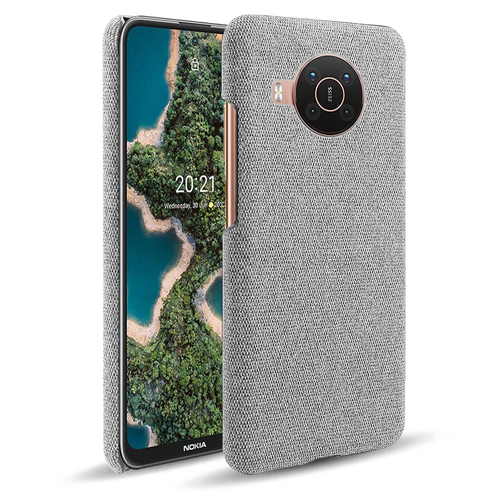 Фото Тканевый чехол с текстурой, подходит для Nokia X10 X20, роскошный противоскользящий чехол Febric для Nokia X 20 10 6,67 дюйма, 2021, Capa Funda №3