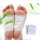 Патчи Детокс для ног 400 шт.лот, бамбуковые накладки с придерживающимся средством для ухода за ногами, улучшающие сон, наклейки для похудения, забота о здоровье