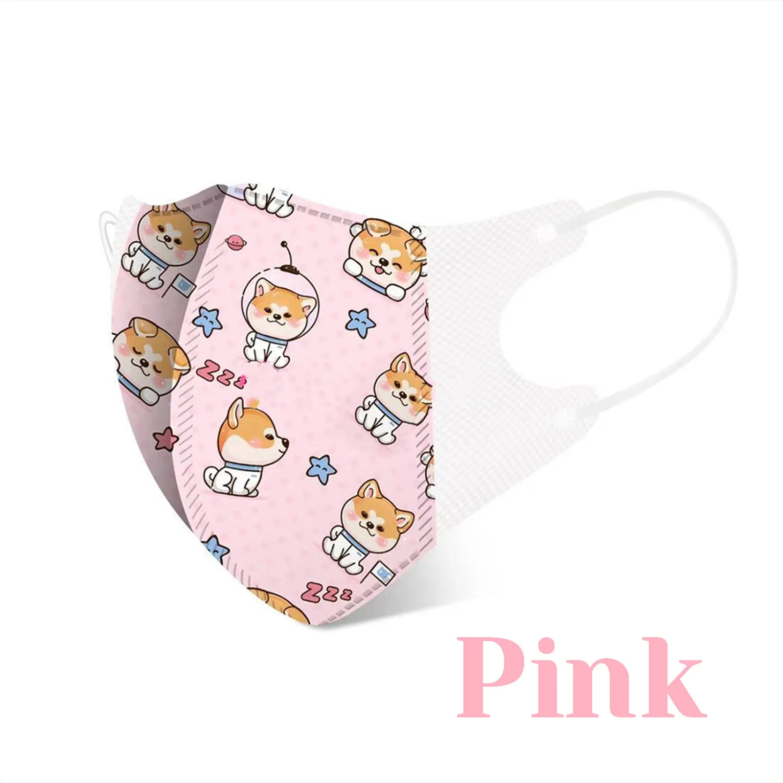 

50PCS Children Cartoon Print Masks Personal Health Care masque de protection Disposable Protection Pollution mascarillas Mask