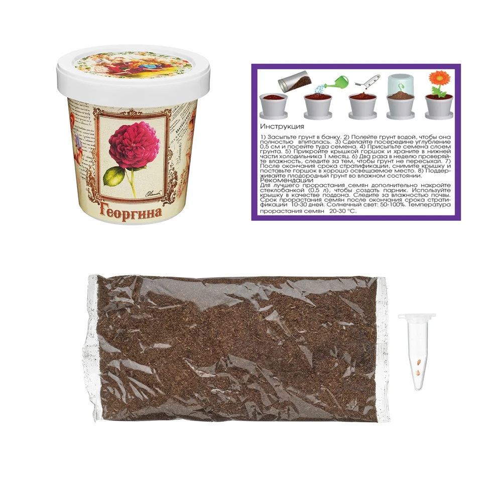 Набор для выращивания &quotГеоргина&quot | Игрушки и хобби