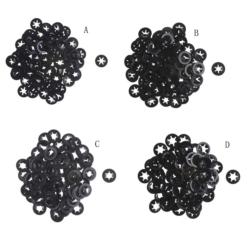 

High Quality 100PCS Internal Toothed Cone Spring Washer - Symbols / Bearing Clamps Variety Of Washers Tool Accessories