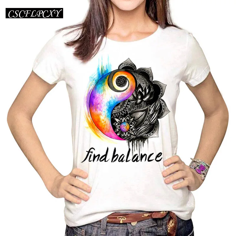 Женская мода хипстер солнце и луна мультфильм печатных топы Tumblr карандаш Harajuku