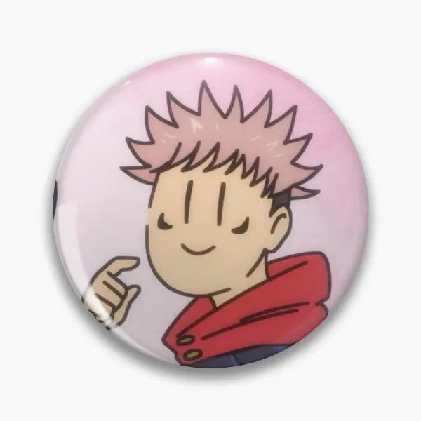 

Милый Itadori Yuji juзютсу Kaisen аниме мягкая Кнопка булавка креативный Забавный подарок Искусственный металлический мультяшный любимый модный во...