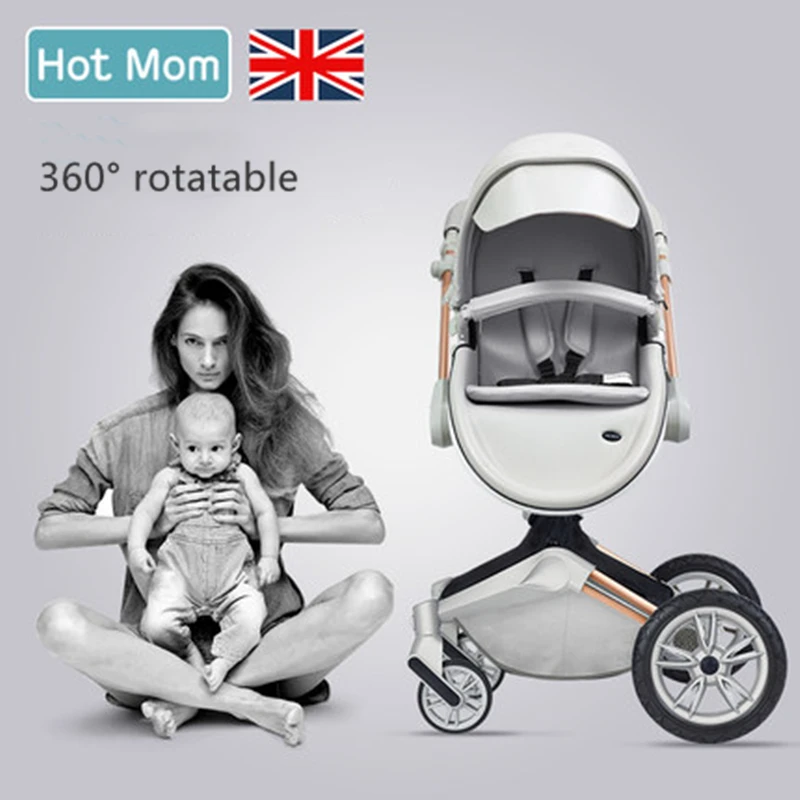 Hotmom Роскошная Коляска 2 в 1 коляска на трех колесах детское транспортное средство