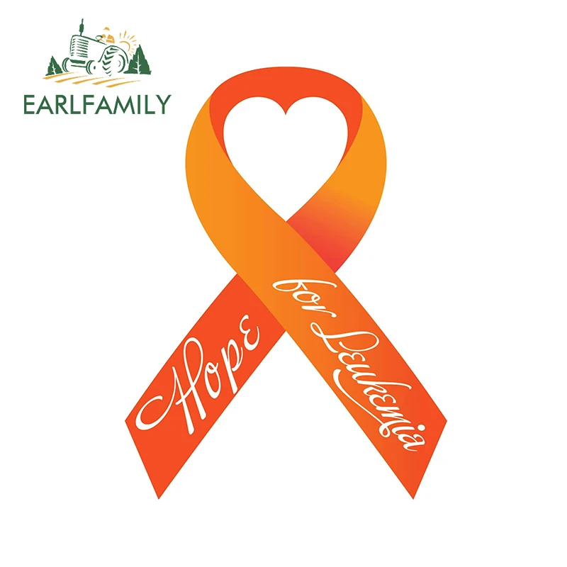 

EARLFAMILY 13cm x 9.7cm for Hope Bro Leukemia Car Stickers and Decals Waterproof Snowboard Creative Scratch-proof Window Decal