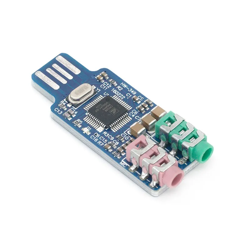 CM108 USB-накопитель бесплатно звуковая карта для ноутбука компьютера внешний