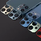 Матовая наклейка для iPhone 12 Pro Max, защитное кольцо для объектива мини-камеры, защитная задняя крышка из металлического сплава, аксессуары для телефонов