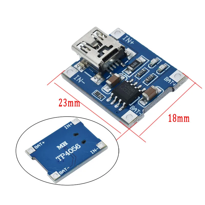 Умная электроника 5 в type-c Micro USB 1A 18650 литиевая батарея зарядная плата с защитным