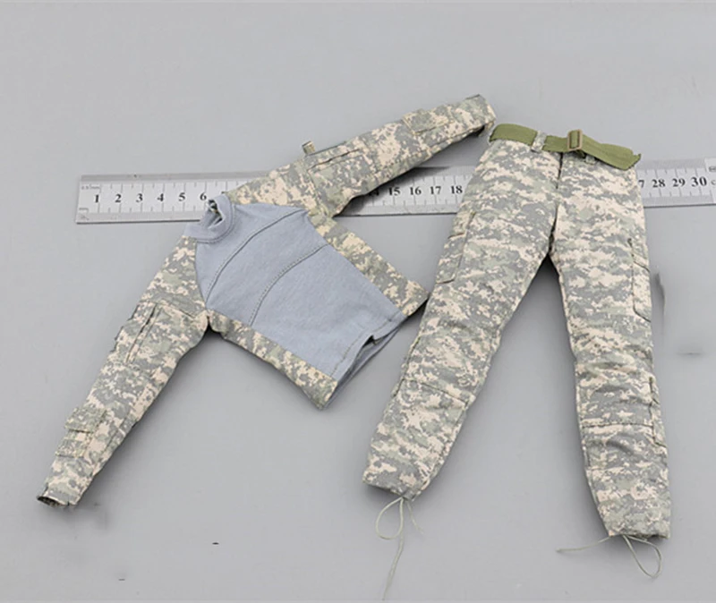 

1/6 Scale ES GA1001 US ARMY Camouflage Coat Pants Models for 12''Figures Bodies Accessories DIY