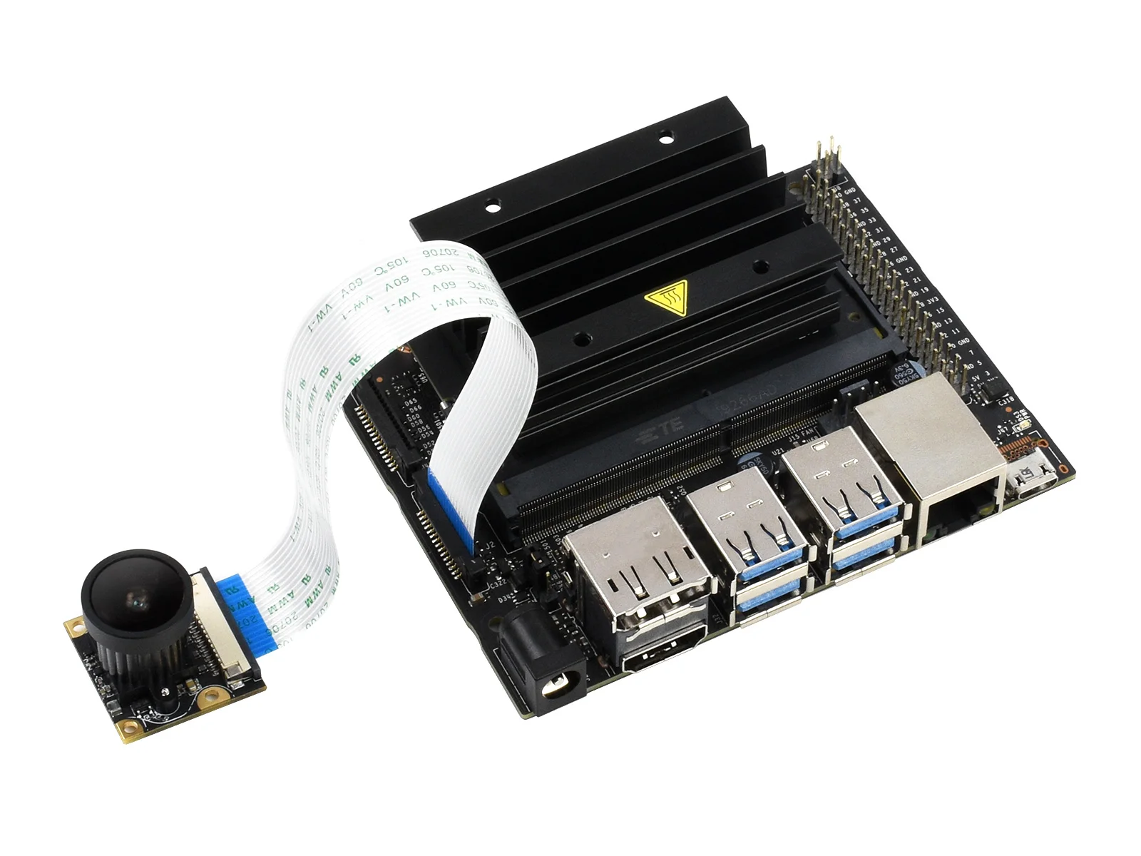 Камера Waveshare IMX477-160 160 МП угол обзора ° подходит для нано-/компьютерного модуля Jetson