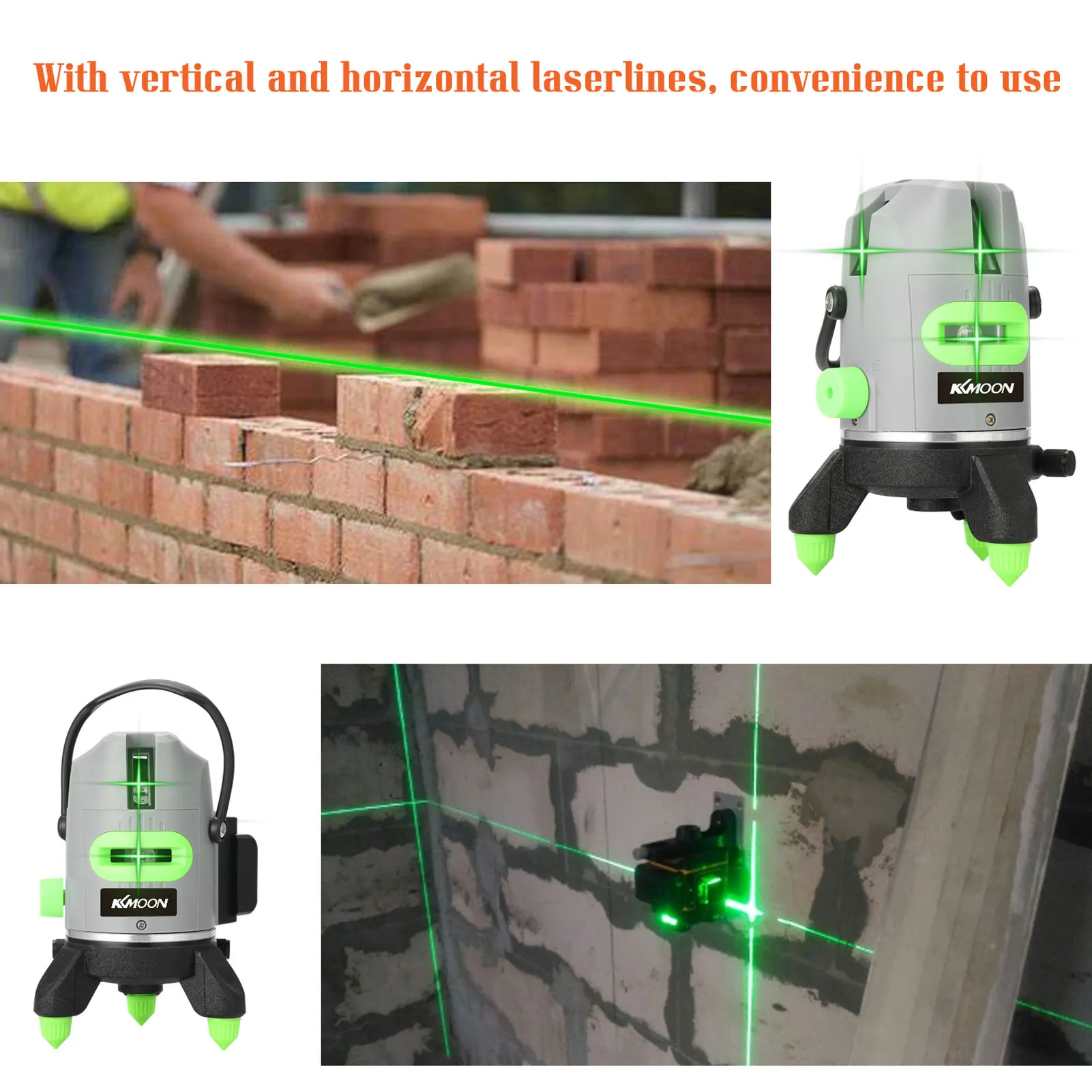 

Multifunction 3 Automatic Self-leveling 5 Lines Laser Level Measurement Tool with Vertical Horitical Oblique Straight Line