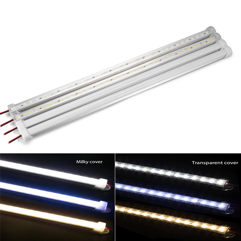 10 шт* 50 см светодиодный жесткий бар светильник s DC12V 36 светодиодный 8520 SMD Алюминий сплав светодиодный полосы светильник