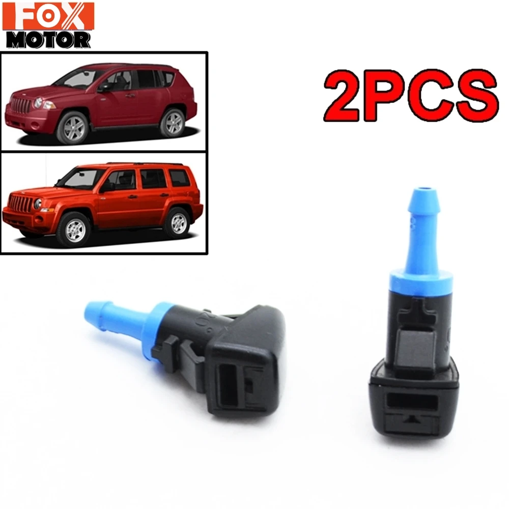 

Xukey пара лобового стекла очиститель воды Форсунка для Jeep Компас 2010 2009 2008 для патриота 2016 2015 2014 2013 2012