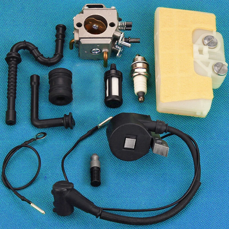 

Chainsaw Carburetor Kit Ignition Coil Air Oil Filter For STIHL MS290 MS310