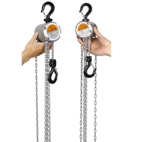 kacc mini hand chain hoist hook mount 0 250 5 ton capacity 3m lift ce certificate portable manual lever block lifting