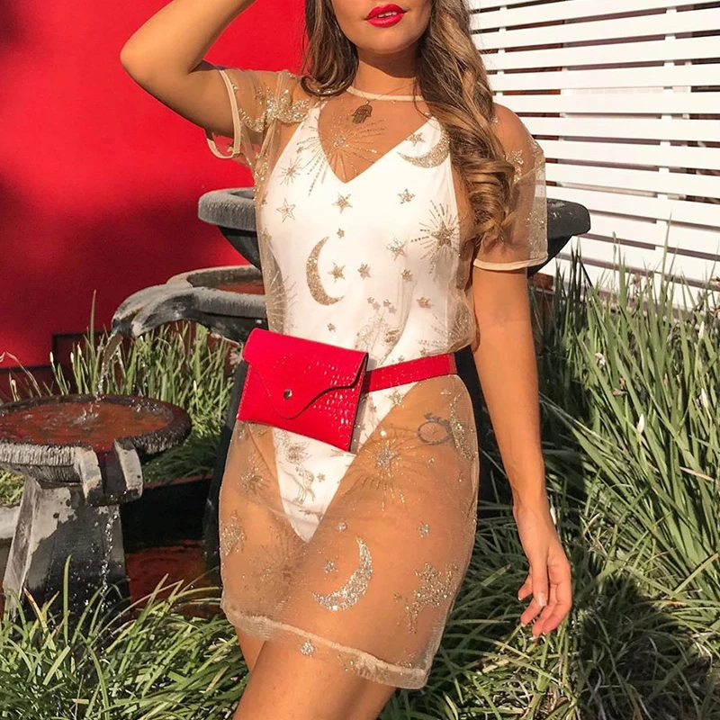 Пляжная одежда Bikinx накидка с длинным рукавом прозрачная купальник кимоно лето 2019