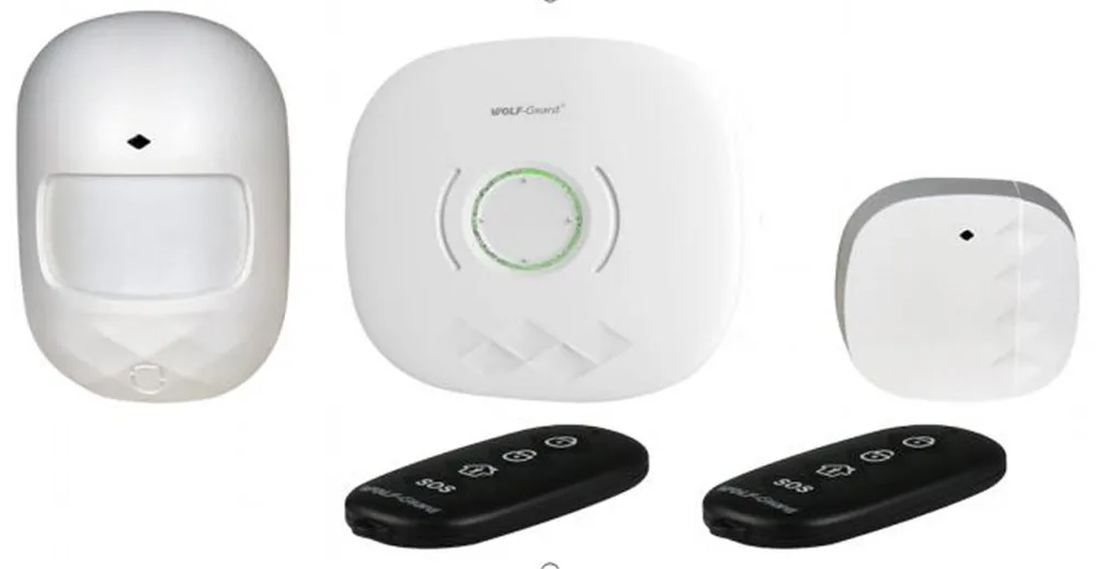 Smart Home Care WIFI Burglar Alarm System Support Smart Life Camera Switch Socket