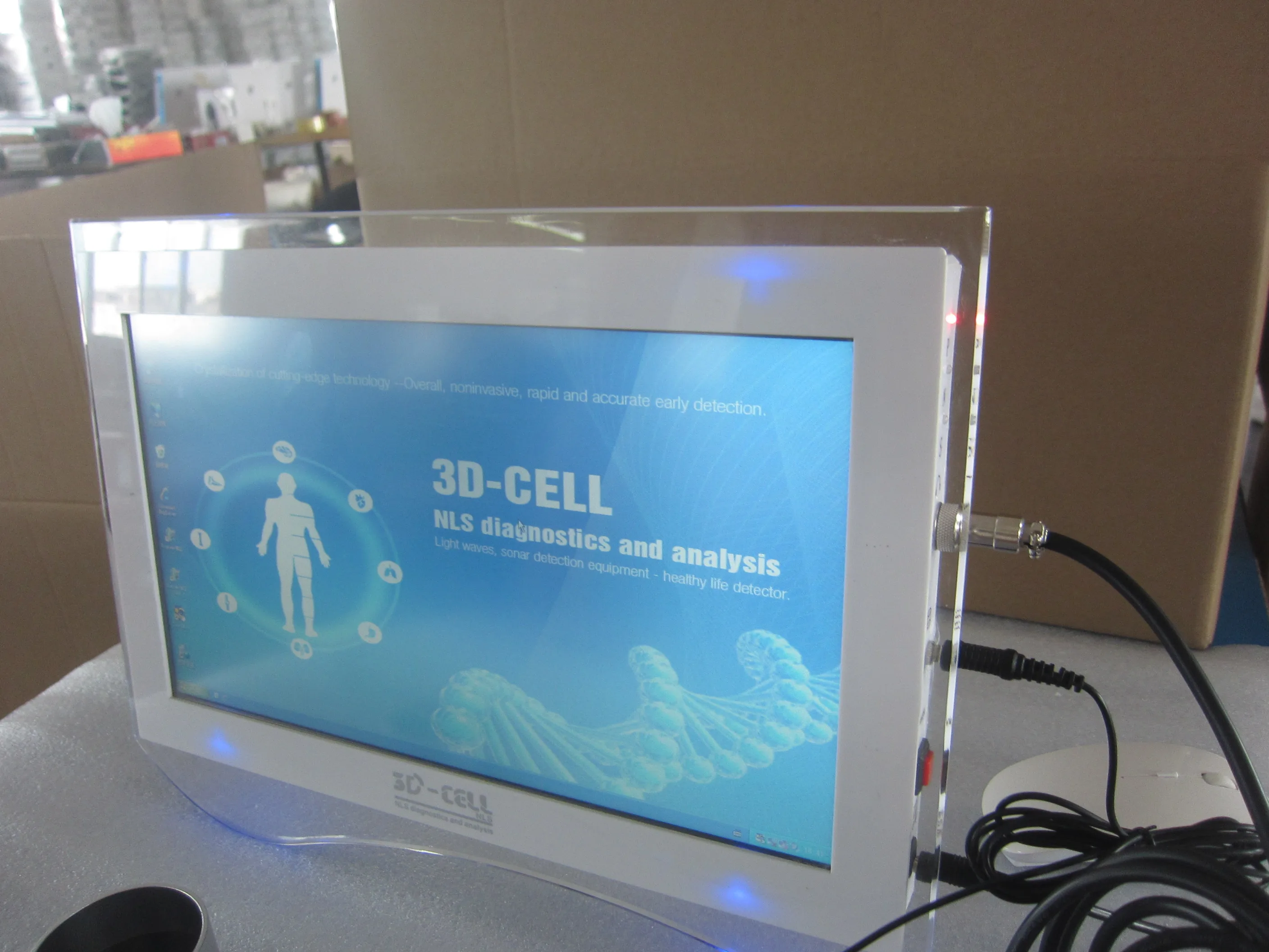 

Touch screen 3D NLS quantum magnetic analyzer MSLNL03/health analysis