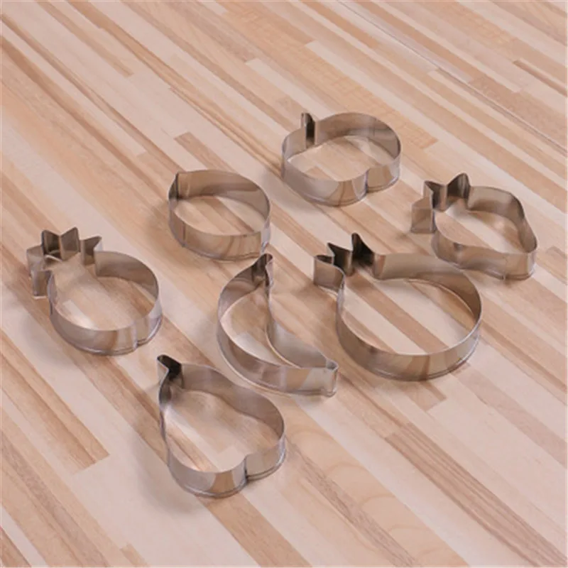 Набор для резки фруктов и печенья ананас банан форма в виде яблока украшение