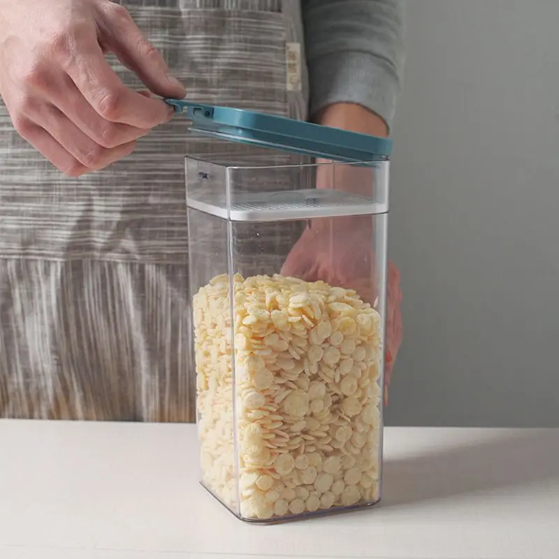 

500/1000/1600ml Food Storage Container Kitchen Refrigerator Noodle Box Multigrain Transparent Tank Sealed Cans