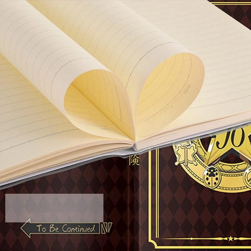 

Anime JoJo's Bizarre Adventure Kujo Jotaro Cosplay Daily Notebook memo pad Diary Student Work Jotter Notepad Gift