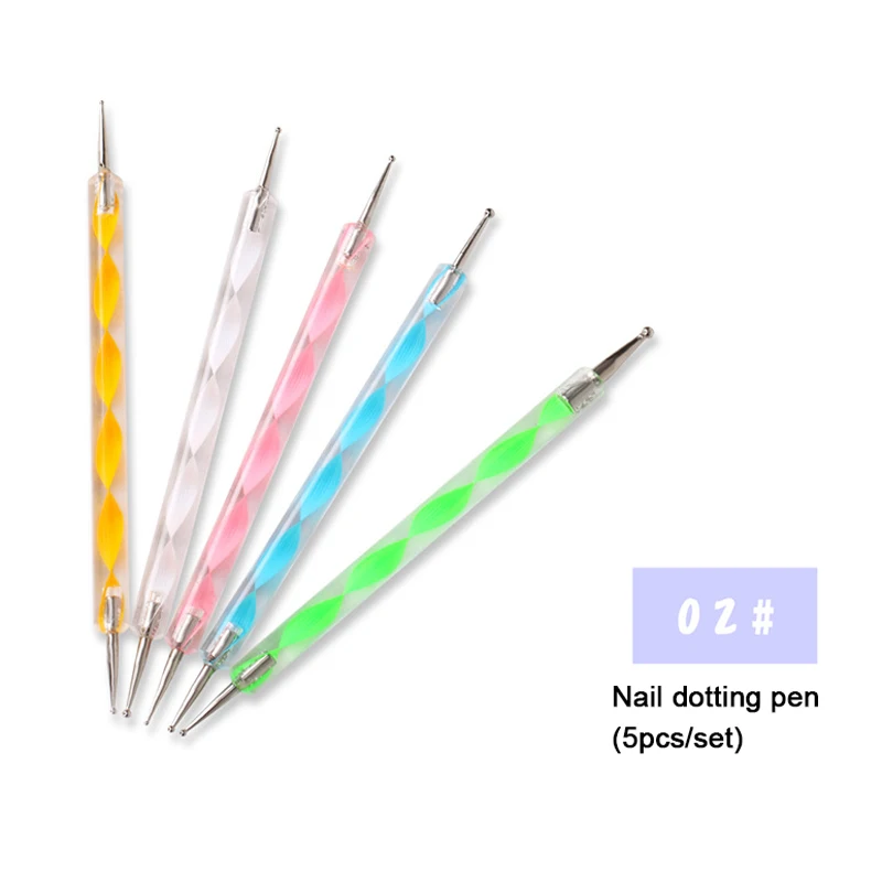 Набор инструментов для дизайна ногтей маникюрный набор украшения акриловых