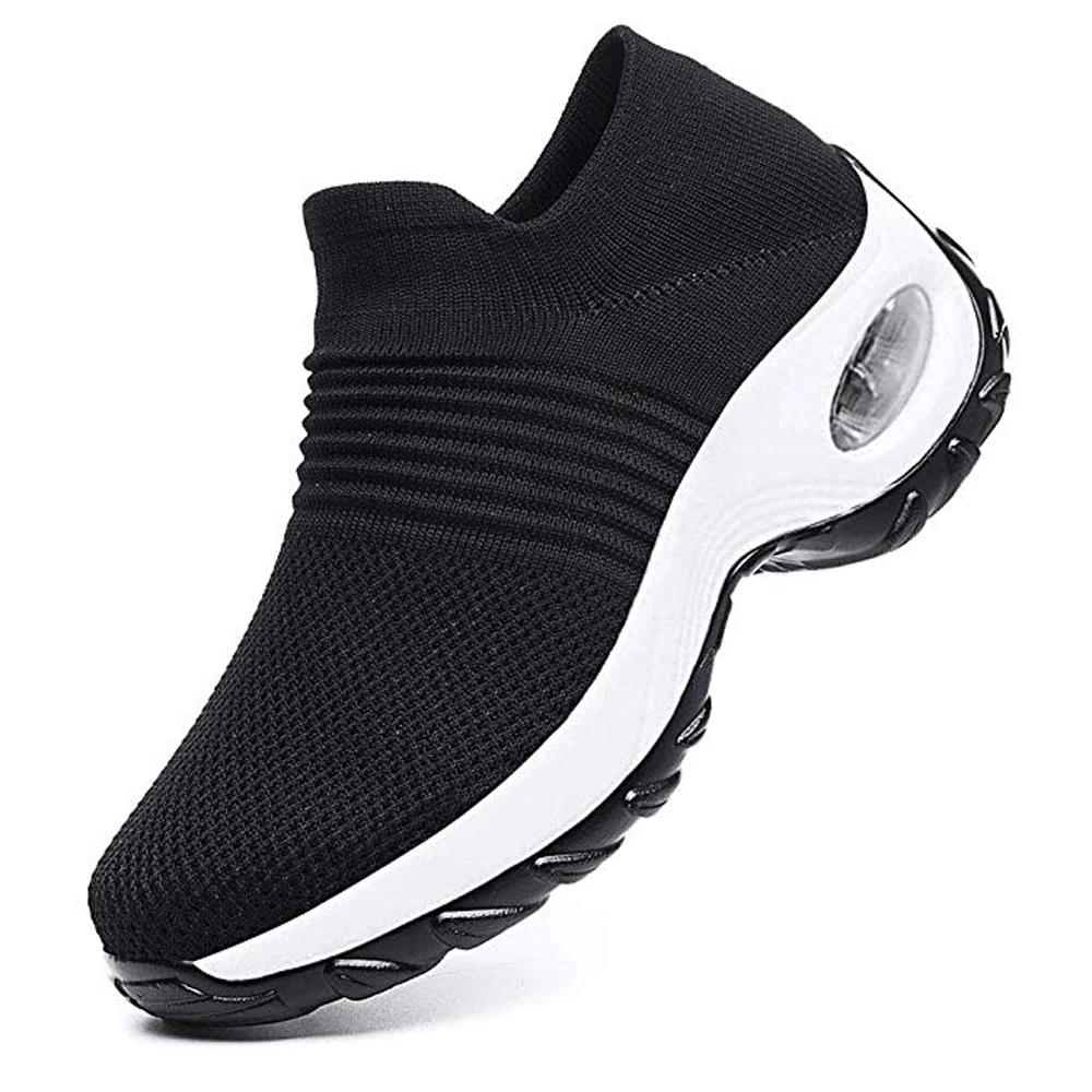 

Running Sneakers Fashion Breathable Mesh Casual Shoes Platform Sneakers Men Platform Slip-On Sneakers Walking Women Shoes