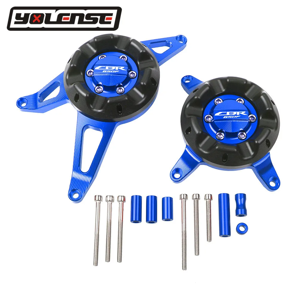 

Motorcycle Aluminum Engine Stator Starter Cover Frame Slider Protector For HONDA CB650F CBR650F CB CBR 650F CBR650 F 2014-2020