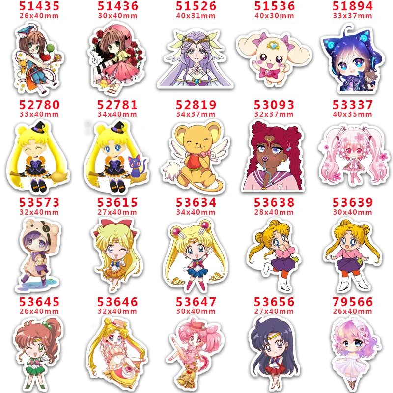 

DIY Craft Supplies Sewing Accessories Cartoon Fairy Printed Planar Resins Mold 10 Pieces. PR-51435