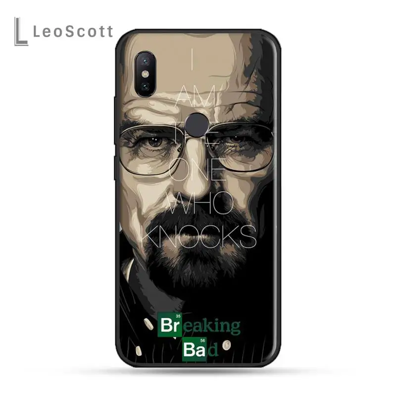 

Heisenberg Breaking Bad tv show Anti-fall mobile Phone Case For Xiaomi Redmi 7 8 9t a3 9se k20 mi8 max3 lite 9 note 9s 10 pro