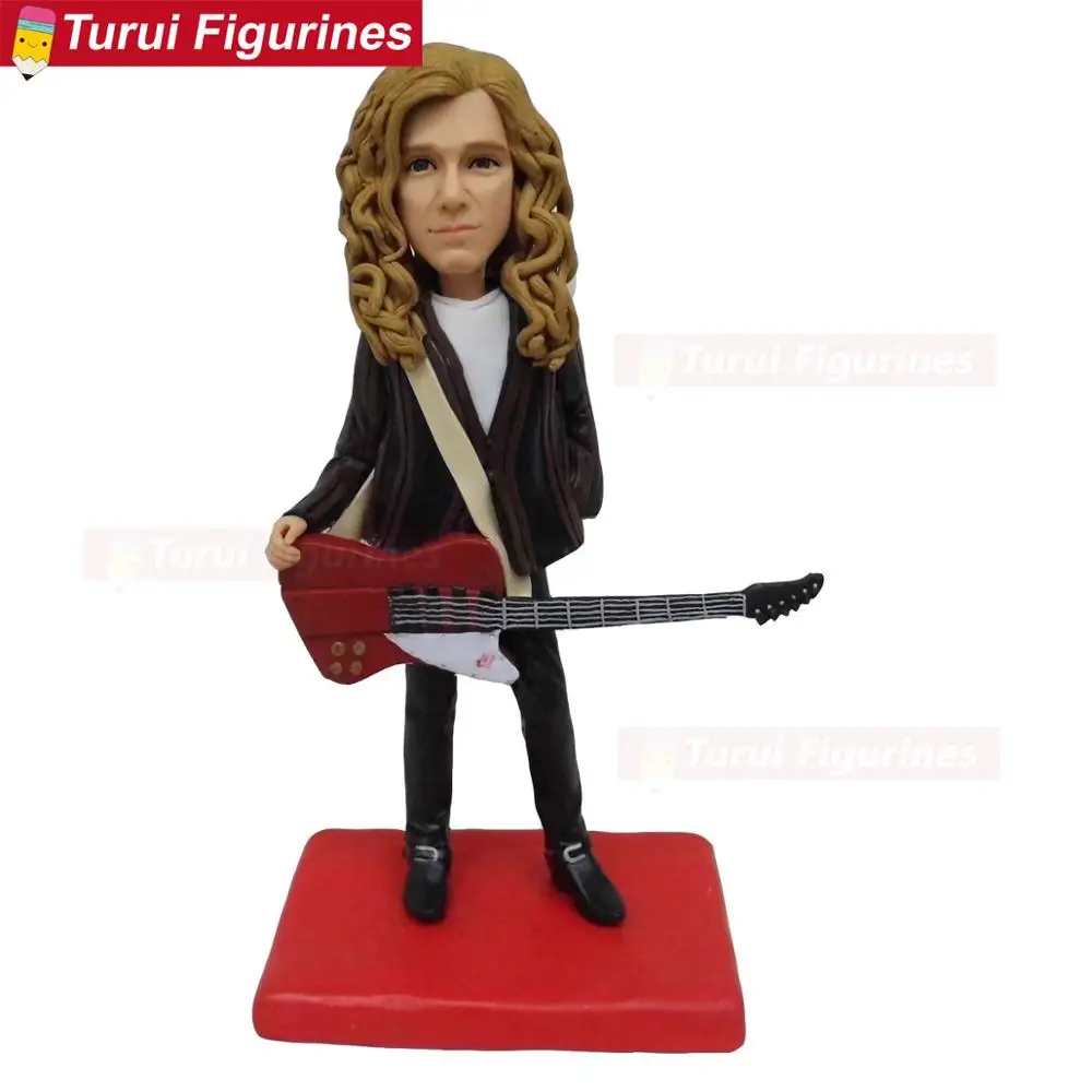 Гитарный плеер маленький мини человек фигурка для бойфренда миниатюрный детей