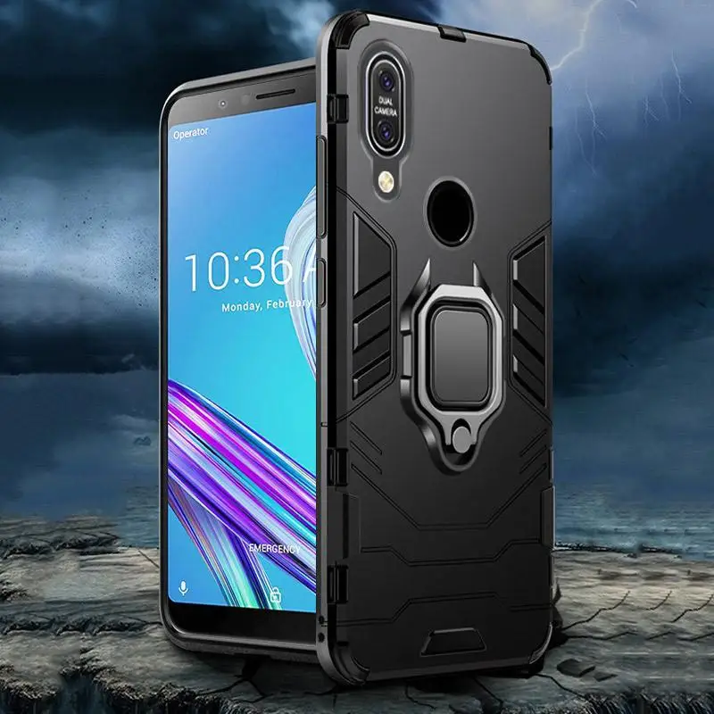 GFAITH противоударный бронированный чехол для ASUS Zenfone Max Pro M1 ZB601KL ZB602KL чехол кольцо на палец магнетизм держатель Max Pro M1 чехол