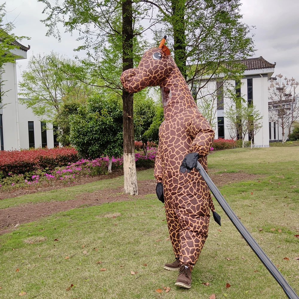 

Giraffe Inflatable Costume Animal Anime Cosplay Costume Mascot Carnival Fantasy Adult Costumes