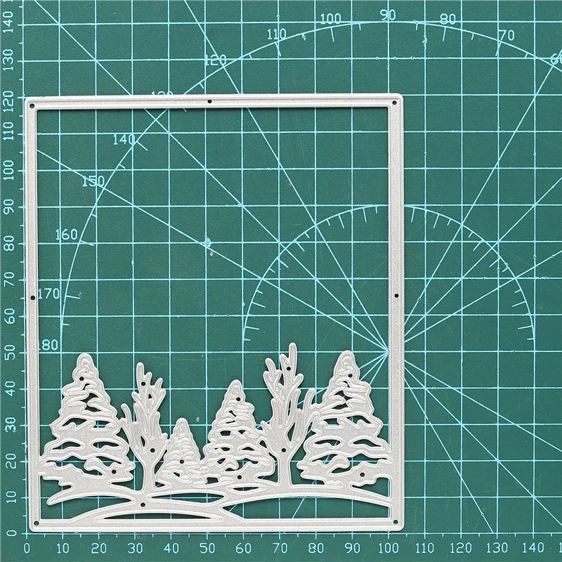 DiyArts Рождественская елка штампы Рамка Металлическая вырубка Скрапбукинг альбом