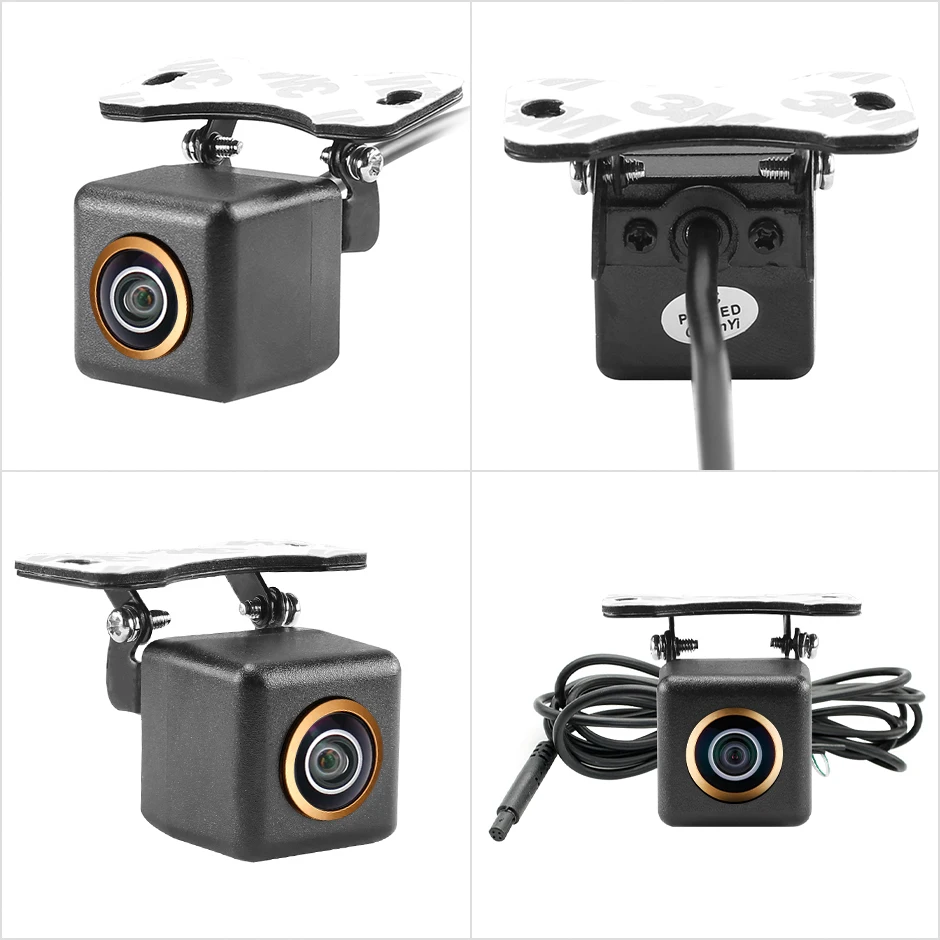 AHD/CVBS 1080P Waterproof 4Pin Golden Fisheye Lens Car Reverse Backup Rear View Camera For Vehicle Android DVD AHD Monitor | Автомобили и