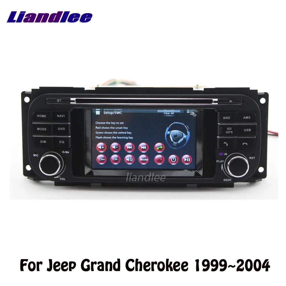Автомагнитола 2DIN для Jeep Grand Cherokee 1999 2004 автомагнитола Wince GPS карты навигационный