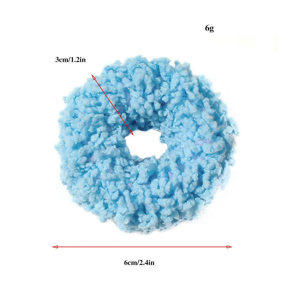 

New Fashion Candy Color Plush Large Hair Tie Hair Scrunchies Rubber Band Elastic Hair Bands Rope For Women Girl Hair Accessories